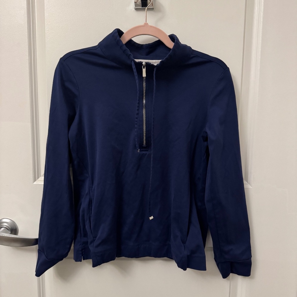 Tommy Bahama Aruba Half-Zip Sweatshirt in Island Navy